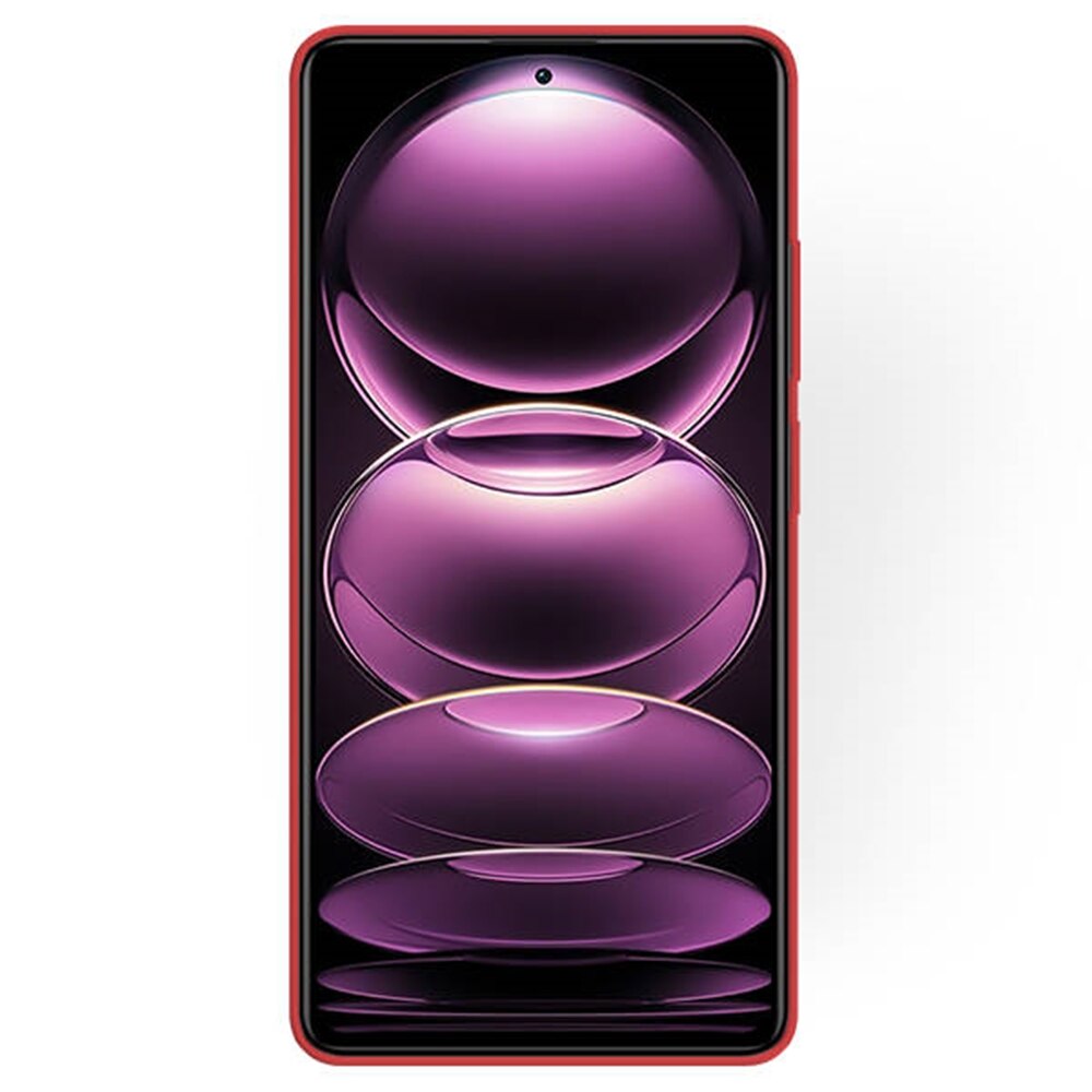 Кейс за телефон Xiaomi Redmi Note 12 Pro 5G - червен силиконов кейс ...