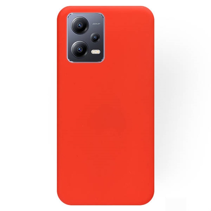 Кейс за телефон Xiaomi Redmi Note 12 Pro 5G - червен силиконов кейс