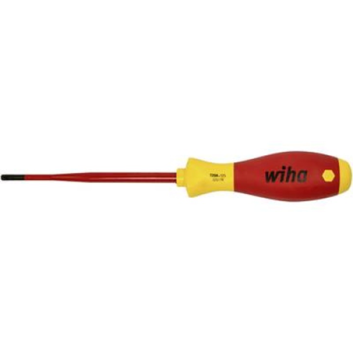 Wiha SOFTFINISH ELEC. slimFix VDE Torx отвертка Размер TR 15 Дължина на острието: 100 мм (3251TR015)