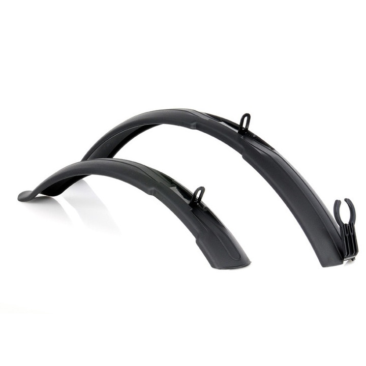 2 db kerékpárkerékvédő készlet, Simpla Next SDL 26"-28", fekete színű