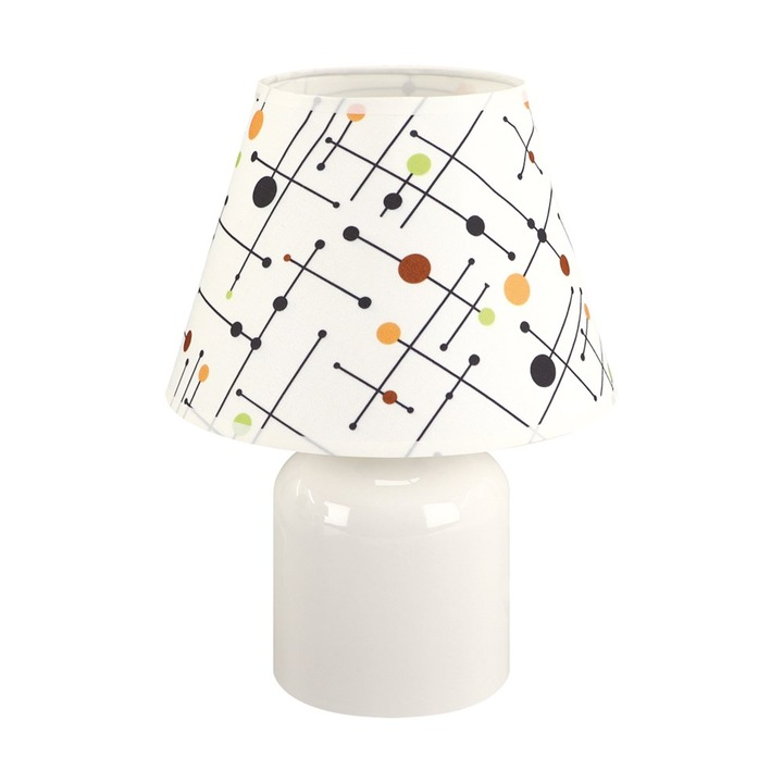 Lampa de masa, GINGER E14 WHITE