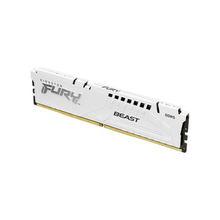 Памет Kingston FURY Beast White 16GB DDR5, 5200MT/s, CL40