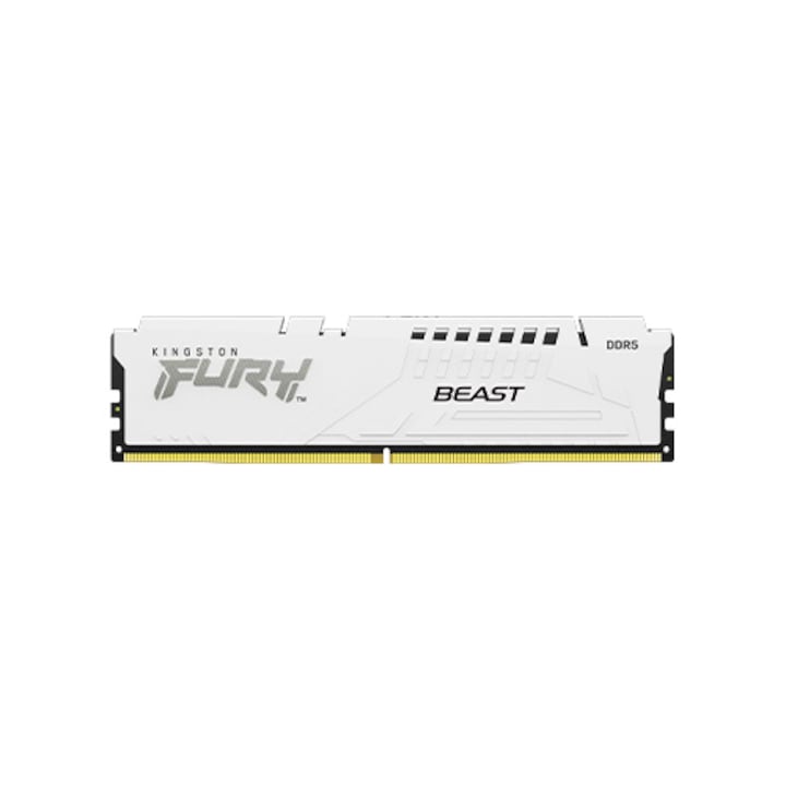 Memorie Kingston FURY Beast White 32GB DDR5, EXPO, 5600MT/s, CL36
