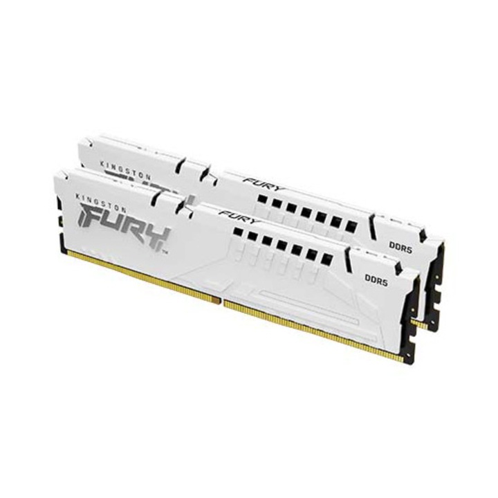 Памет Kingston FURY Beast White 32GB(2x16GB) DDR5, 5600MT/s, CL40