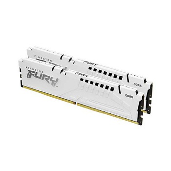 Memorie Kingston FURY Beast White 32GB(2x16GB) DDR5, EXPO, 5600MT/s, CL36