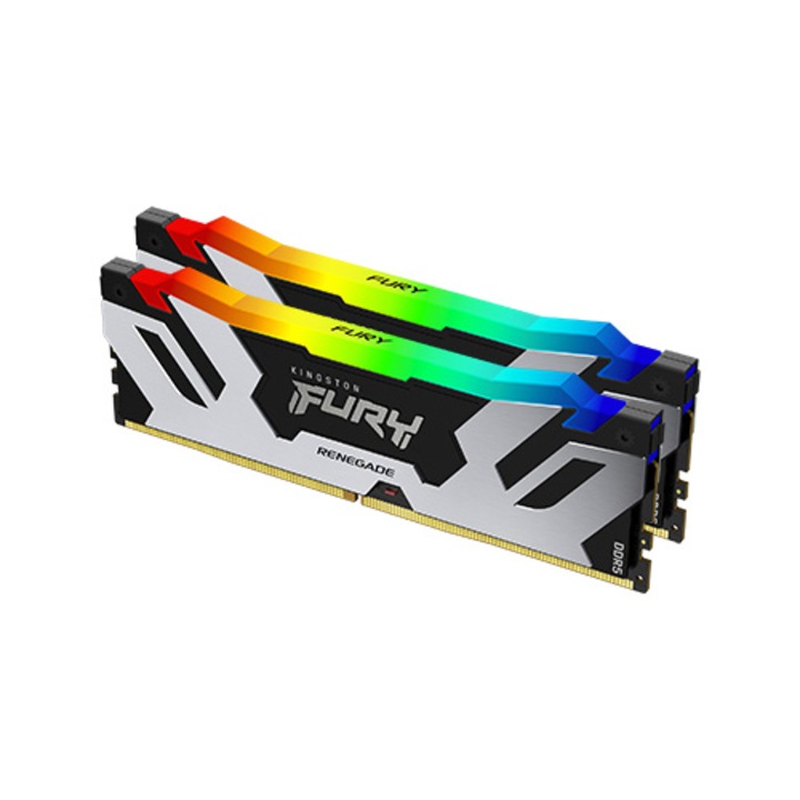 Памет Kingston FURY Renegade White RGB 32GB(2x16GB) DDR5, 7200MT/s, CL38