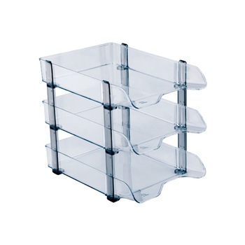 Set 3 tavite documente, ARK, 2093, transparente cristal Set 3 tavite documente, ARK, 2093, transparente cristal