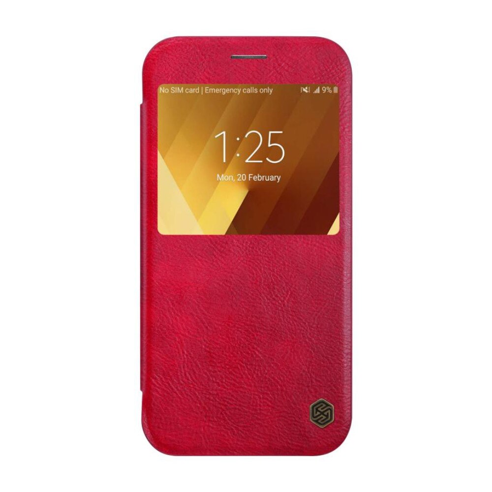 Husa Book Nillkin Qin pentru Samsung Galaxy A3 2017, rosu