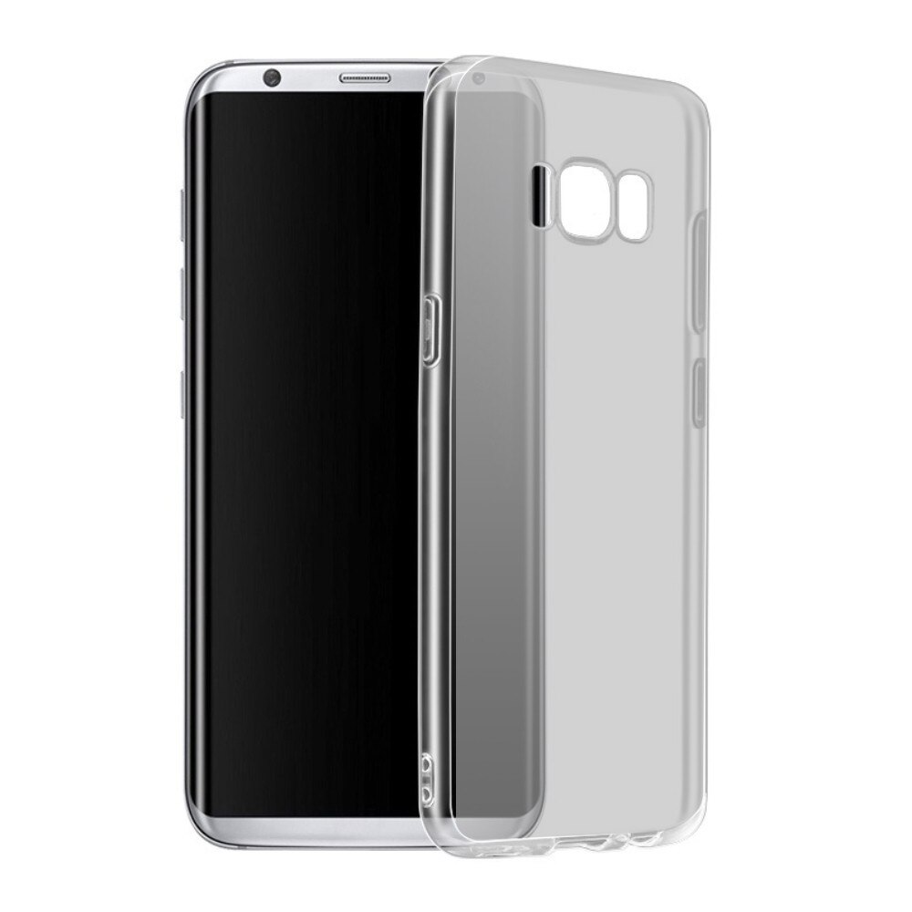Husa din silicon EuroCELL pentru Samsung Galaxy S8 Plus, negru transparent