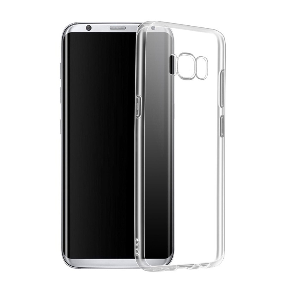Husa din silicon EuroCELL pentru Samsung Galaxy S8 Plus, alb transparent