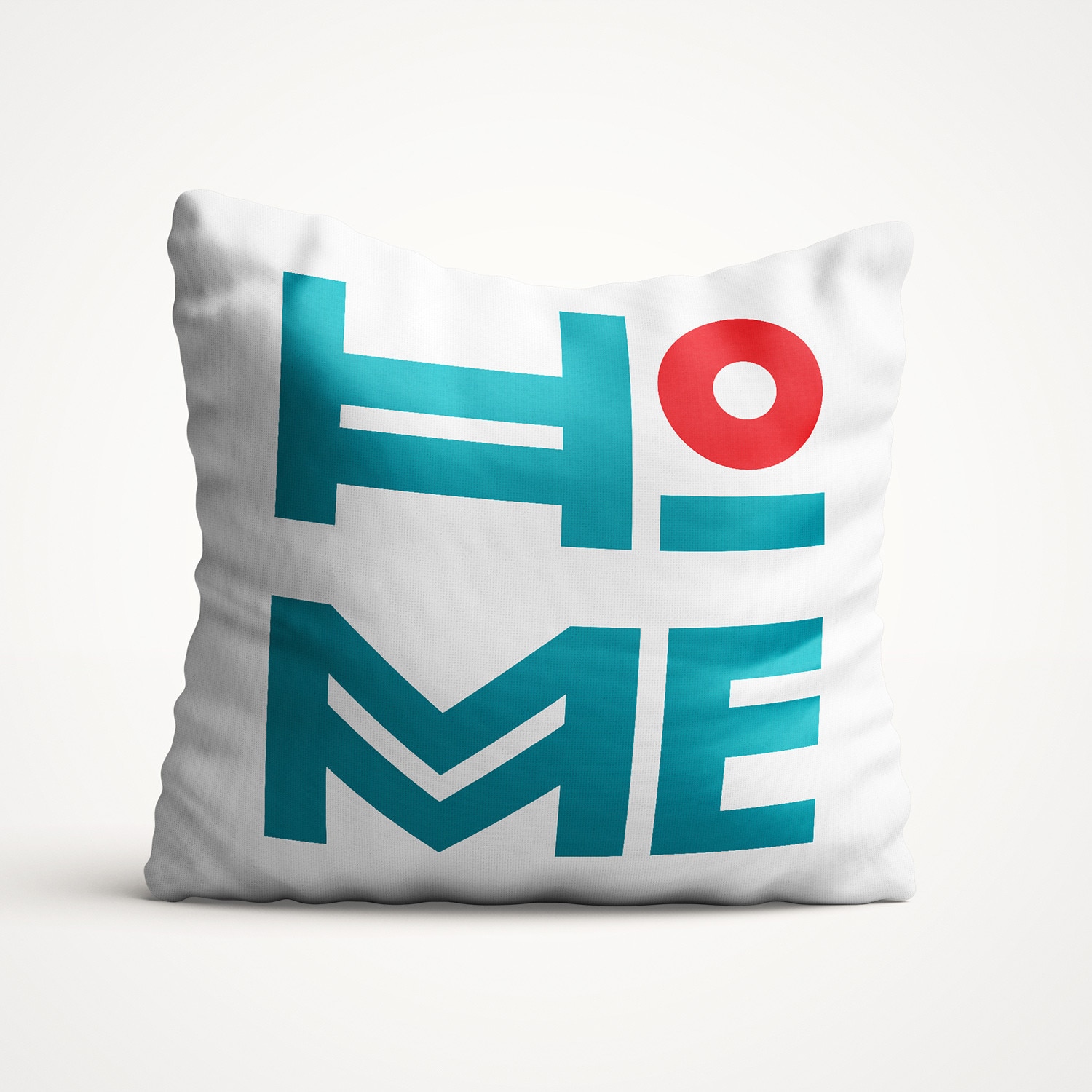 Perna decorativa cu mesaj, Felicis, din bumbac Your Home is perfect.