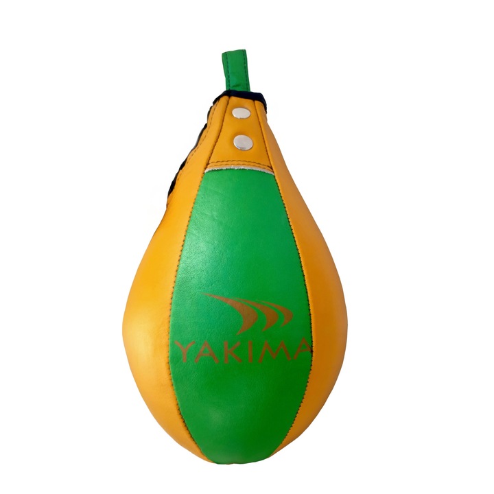 Боксова круша, YakimaSport, Естествена кожа, Жълто/Зелено