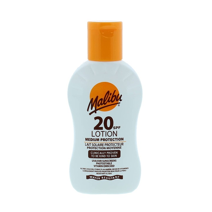 Lotiune de protectie solara, Malibu, SPF 20, 100ml