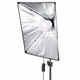 Set 2 Lampi Foto Softbox Cu Trepied Si Bec Cu Telecomanda, GearPro, 105W, 50 x 70 cm, Inaltime 200 cm, Negru