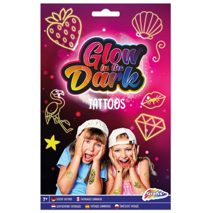 Set tatuaje temporare, Grafix, Multicolor