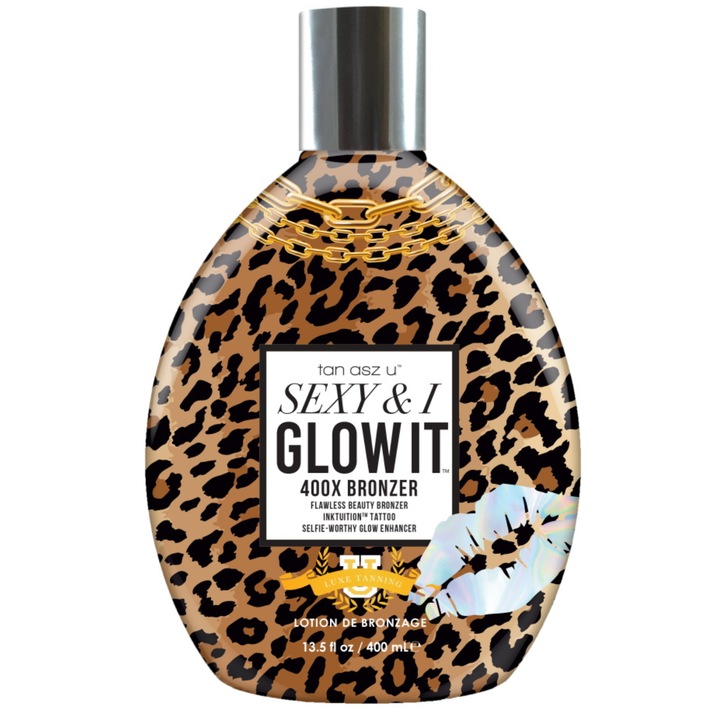 Крем за солариум, Tan Asz U, Sexy & I Glow it, за бърз тен, 400 мл