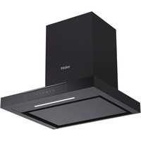 Hota incorporabila decorativa Haier HATS6DS46BWIFI, Putere de absorbtie 852 mc/h, 5 Viteze, Wi-Fi + Bluetooth, Control Touch, Filtre Carbon, 60 cm, Clasa A+, Negru