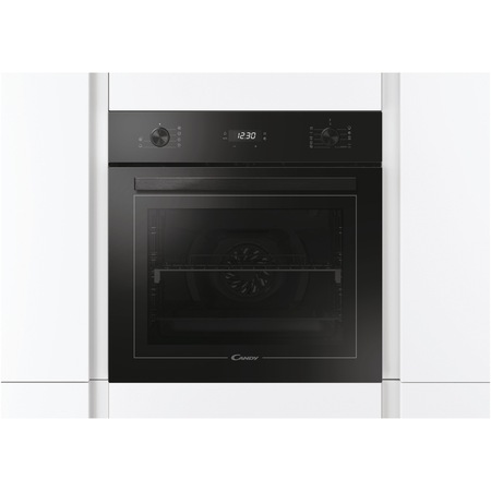 Cuptor incorporabil Candy FCM896NRL, Electric, 70 l, Autocuratare Pirolitica & Aquactiva, Seam, Grill, Clasa A, Negru