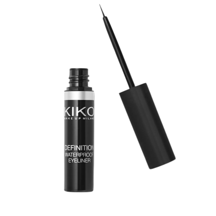 Tus de ochi Definition Waterproof Eyeliner KIKO Milano, negru, 4.5ml