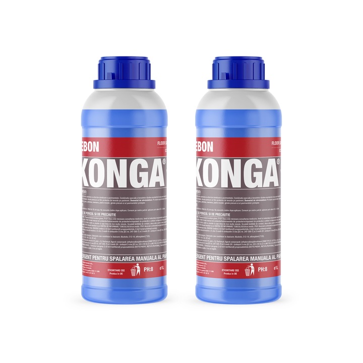 Pachet Promo - 2 x Detergent Profesional Concentrat Pardoseli 1L Parfum Ocean Fresh (Iasomie, Balsam) - Dilutie 100ml la 10L, Concentratie Ridicata de Ingredient Activ, Efect Super Degresant, Uz Profesional