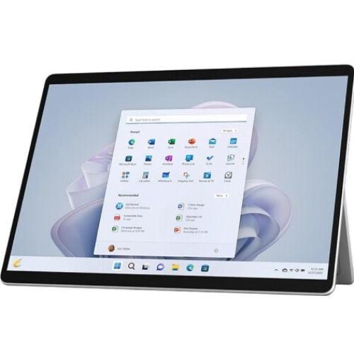 Microsoft Surface ホワイト 大画面タブレット Tableta Microsoft Surface Pro 9, Intel Core i7, 13'', 16GB, 256GB