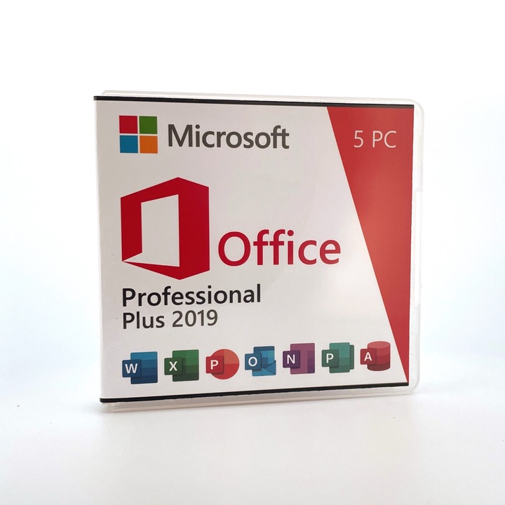 Лиценз Microsoft Office 2019 Professional Plus, 5PC, Retail, USB - eMAG.bg