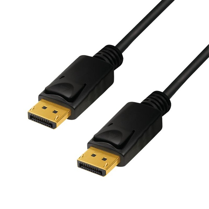Logilink DisplayPort cable DP/M to DP/M 8K/60 Hz 1m Black, 218571, Kábel
