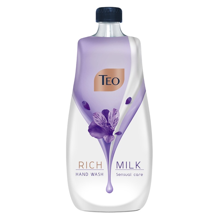 Комплект от 3 x Teo Rich Milk Sensual Care Liquid Soap Reserve, 800 ml