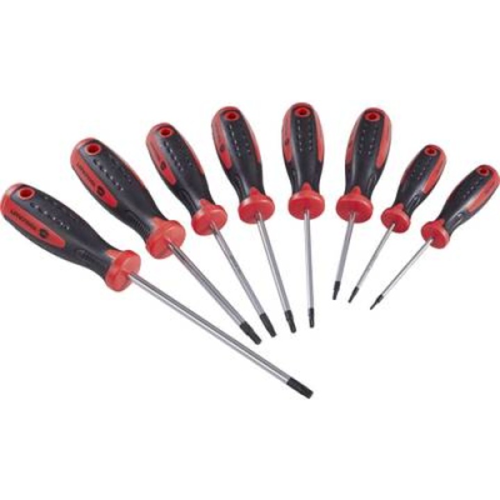 Комплект 8 отвертки Torx, T6 до T30 Toolcraft 1534173 (96029C1124)