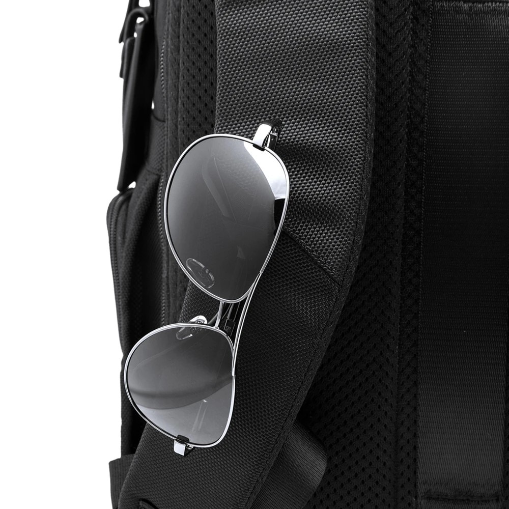 Rucsac laptop 15.6", casual business, pentru calatorii, impermeabil, BANGE, 45x33x19 cm, Negru