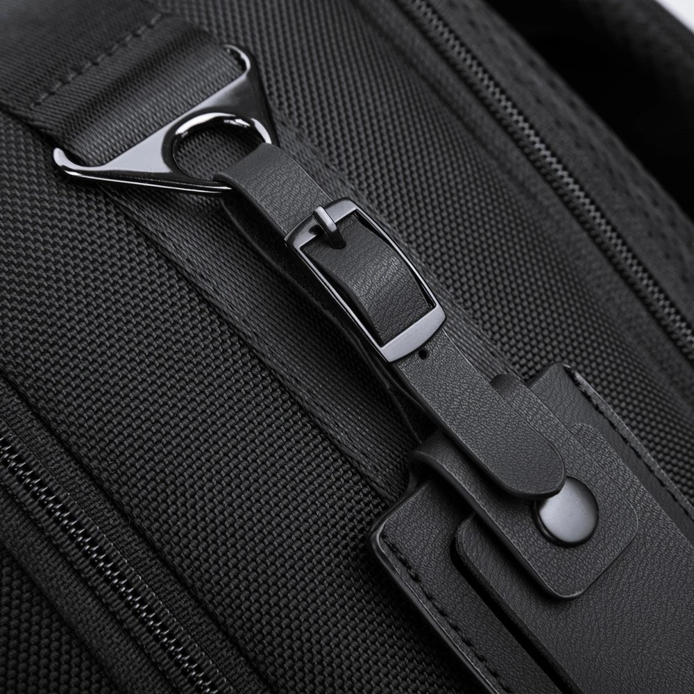Rucsac laptop 15.6", casual business, pentru calatorii, impermeabil, BANGE, 45x33x19 cm, Negru