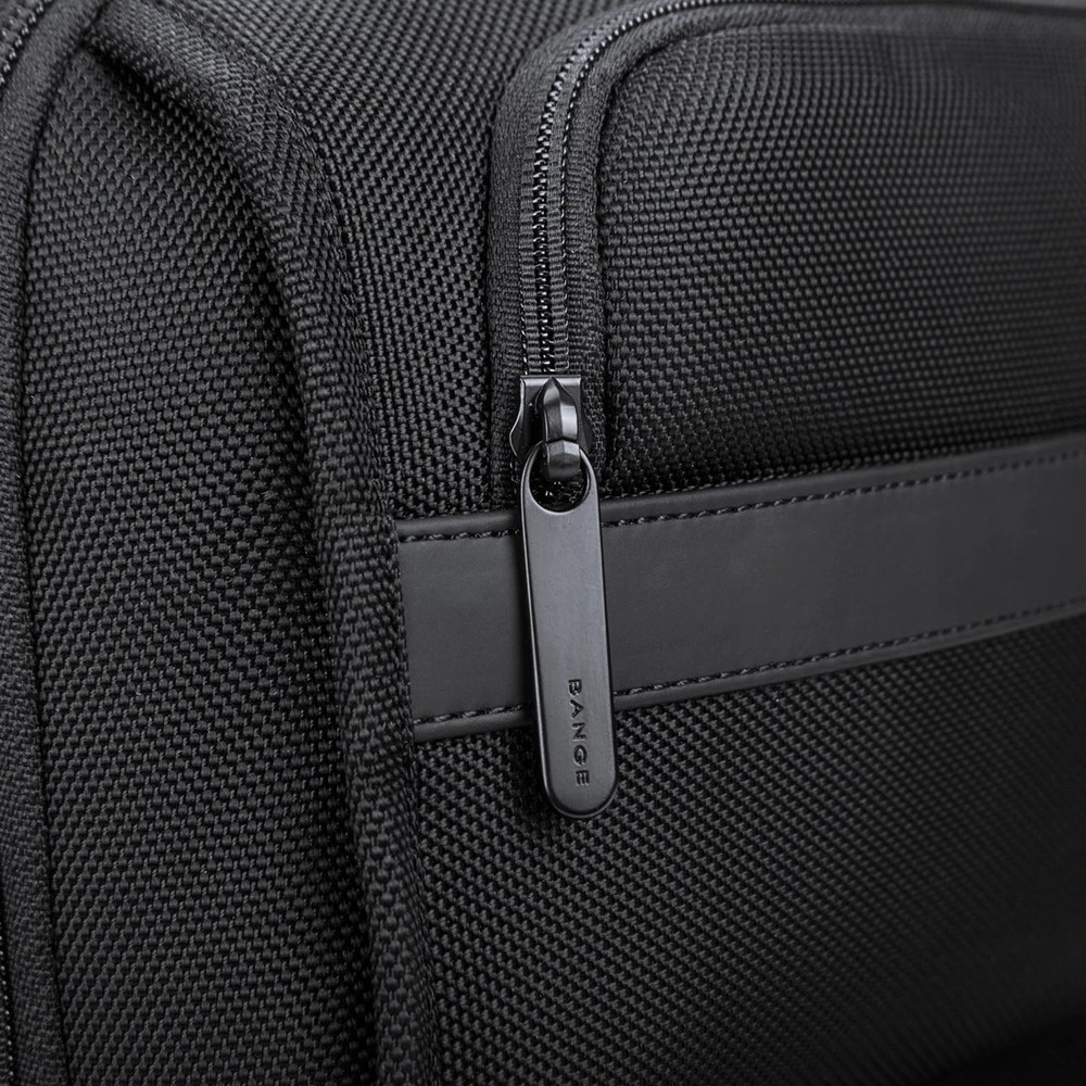 Rucsac laptop 15.6", casual business, pentru calatorii, impermeabil, BANGE, 45x33x19 cm, Negru
