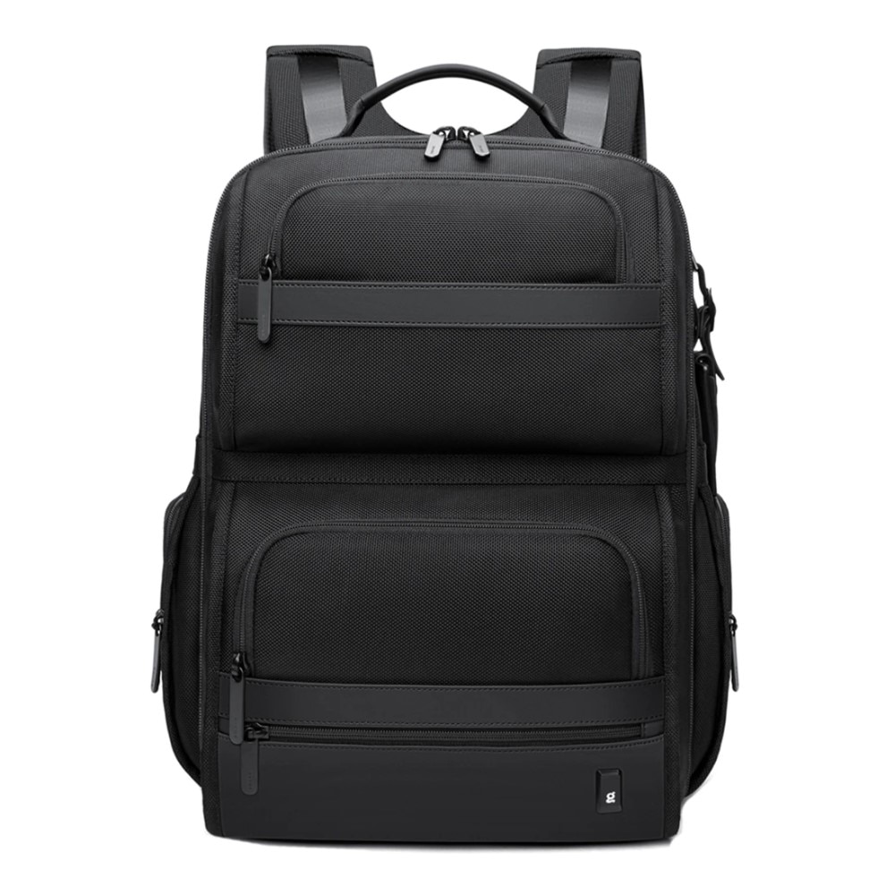 Rucsac laptop 15.6", casual business, pentru calatorii, impermeabil, BANGE, 45x33x19 cm, Negru