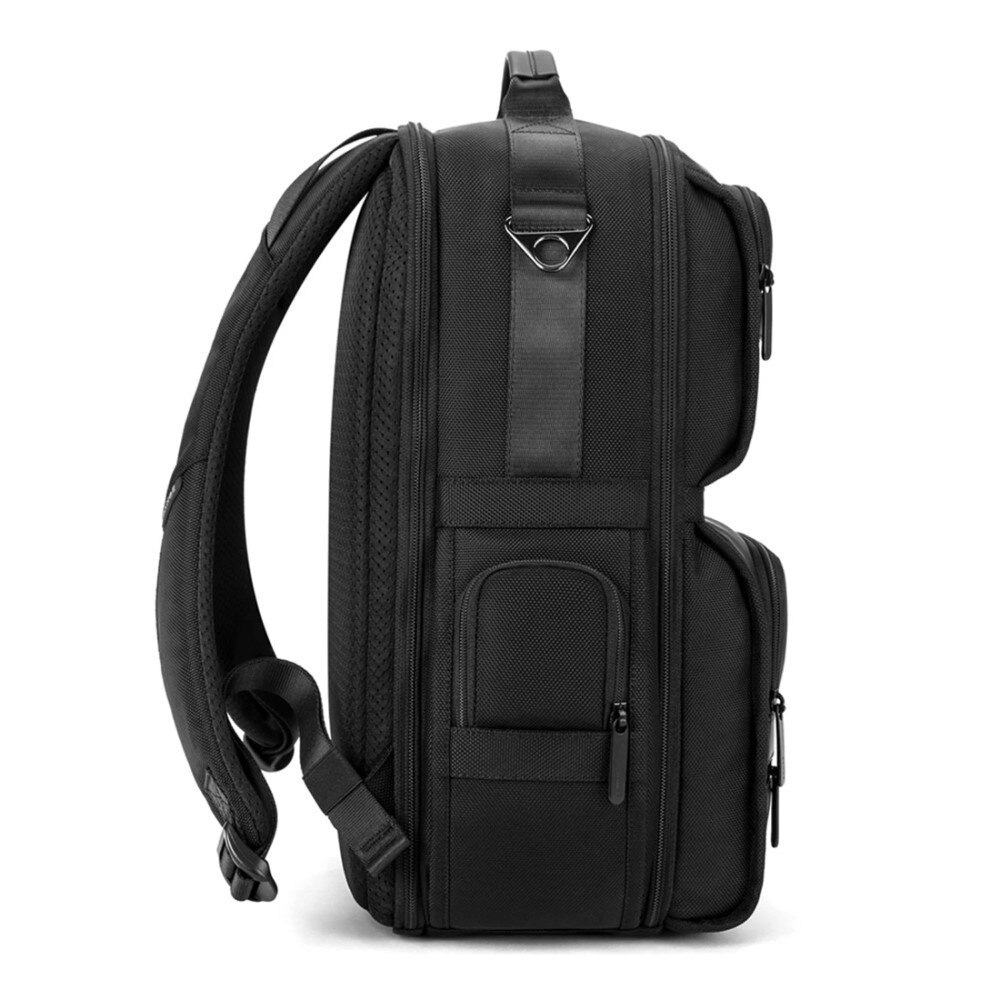 Rucsac laptop 15.6", casual business, pentru calatorii, impermeabil, BANGE, 45x33x19 cm, Negru