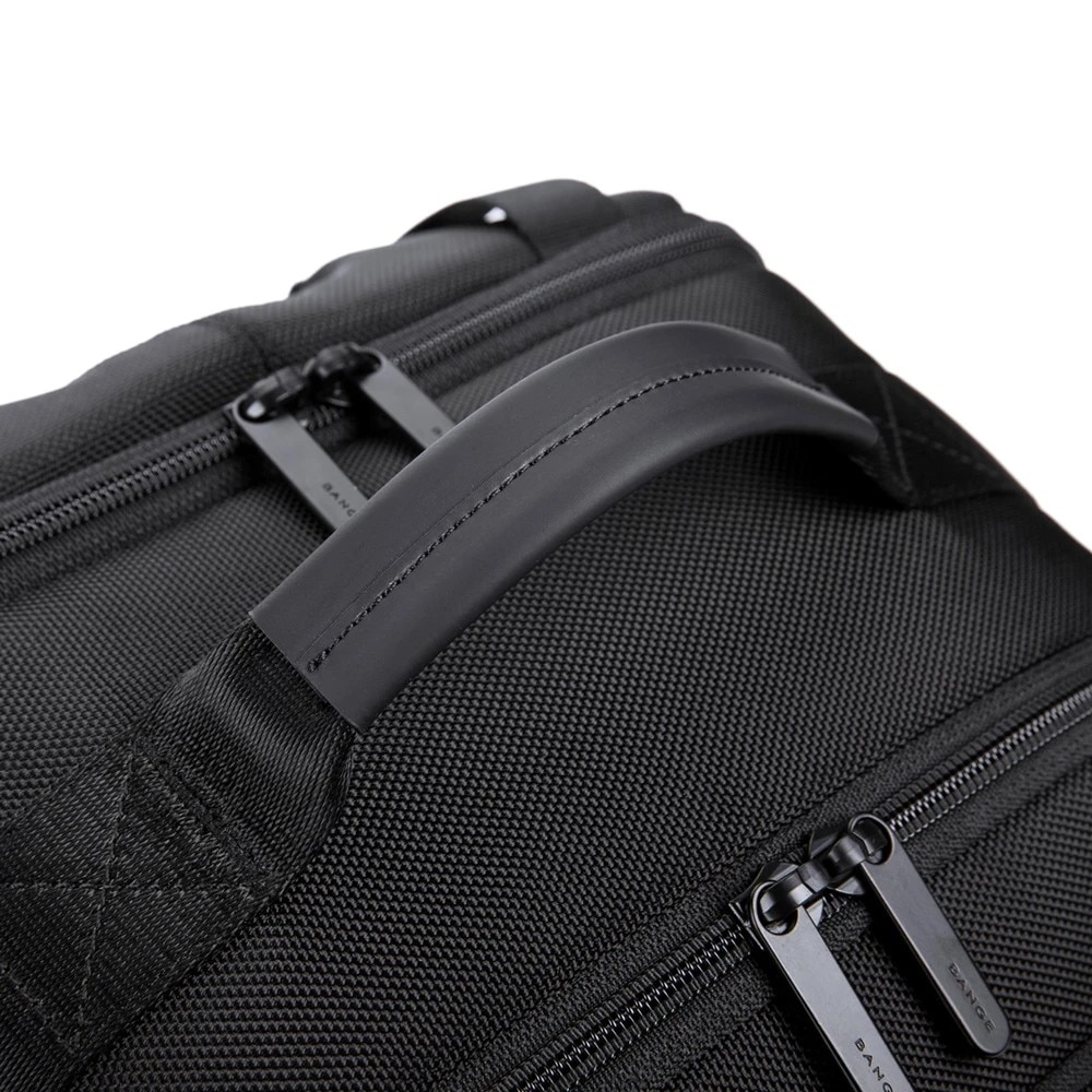 Rucsac laptop 15.6", casual business, pentru calatorii, impermeabil, BANGE, 45x33x19 cm, Negru