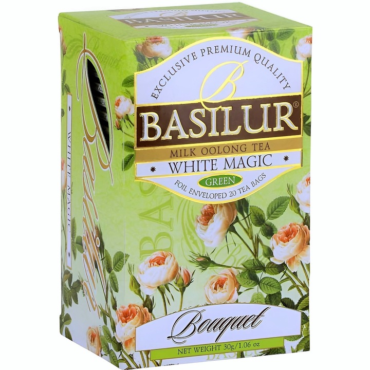 Ceai milk oolong White Magic "colectia Bouquet", 20 plicuri, Basilur Tea