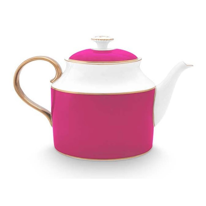 Ceainic Chique roz, portelan,180ml