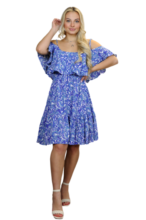 Rochie, Rivemia, Poliester, Albastru, ONE SIZE