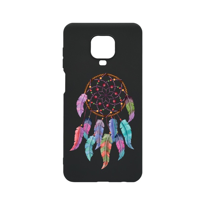 Husa BestCase® Slim SIlicon 0.8MM, Compatibila Cu Xiaomi Redmi Note 9 Pro, Dreamcatcher, Rezistenta la uzura, B 949
