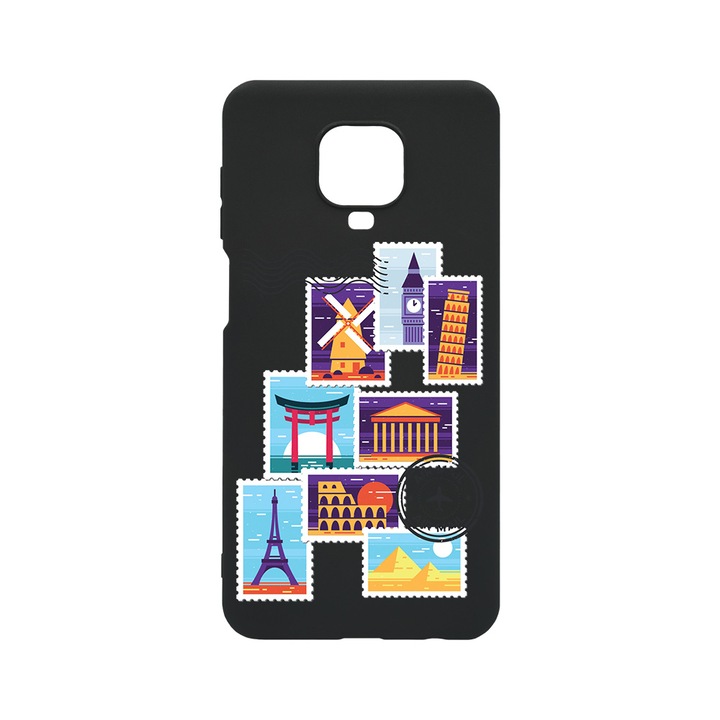 Husa BestCase® Slim SIlicon 0.8MM, Compatibila Cu Xiaomi Redmi Note 9 Pro Max, Mail on the way, Rezistenta la uzura, B 979