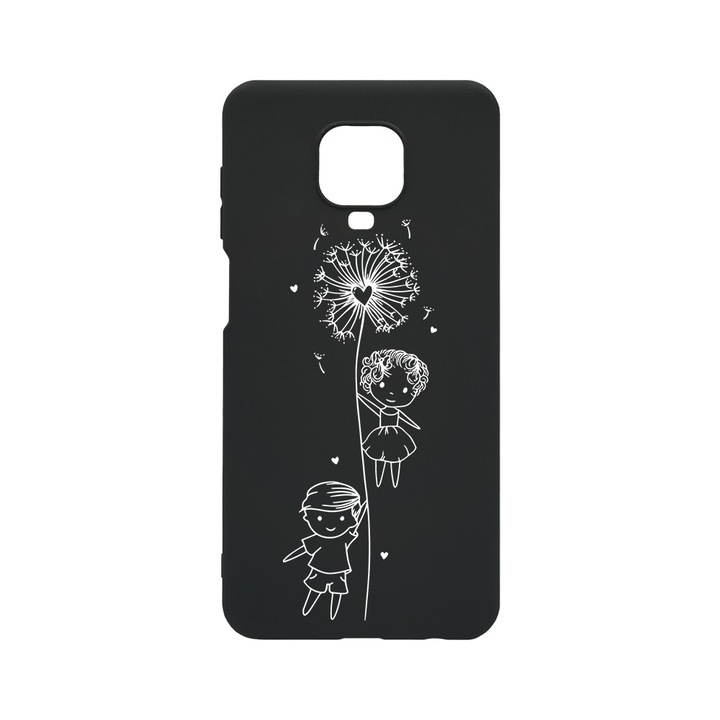 Husa BestCase® Slim SIlicon 0.8MM, Compatibila Cu Xiaomi Redmi Note 9 Pro Max, Girl And Boy, Rezistenta la uzura, B 1049
