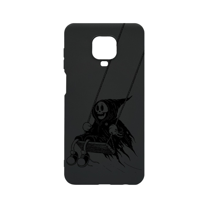 Husa BestCase® Slim SIlicon 0.8MM, Compatibila Cu Xiaomi Redmi Note 9 Pro Max, Death Swinging, Rezistenta la uzura, B 1063