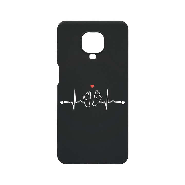 Husa BestCase® Slim SIlicon 0.8MM, Compatibila Cu Xiaomi Redmi Note 9 Pro Max, My Little Love, Rezistenta la uzura, B 966