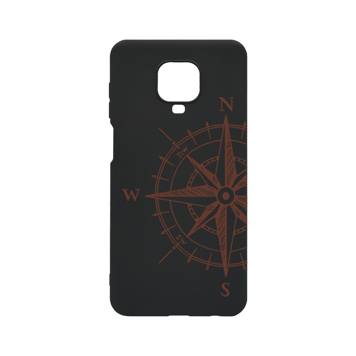 Husa BestCase® Slim SIlicon 0.8MM, Compatibila Cu Xiaomi Redmi Note 9S, Compass, Rezistenta la uzura, B 971