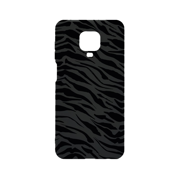 Husa BestCase® Slim SIlicon 0.8MM, Compatibila Cu Xiaomi Redmi Note 9 Pro, Tiger Pattern, Rezistenta la uzura, B 1058