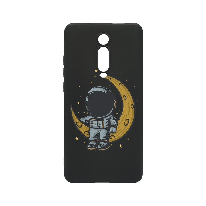 BestCase SLIM Szilikon 0.8MM telefontok Xiaomi MI 9T / Mi 9T Pro, Astronaut on Moon, B 997
