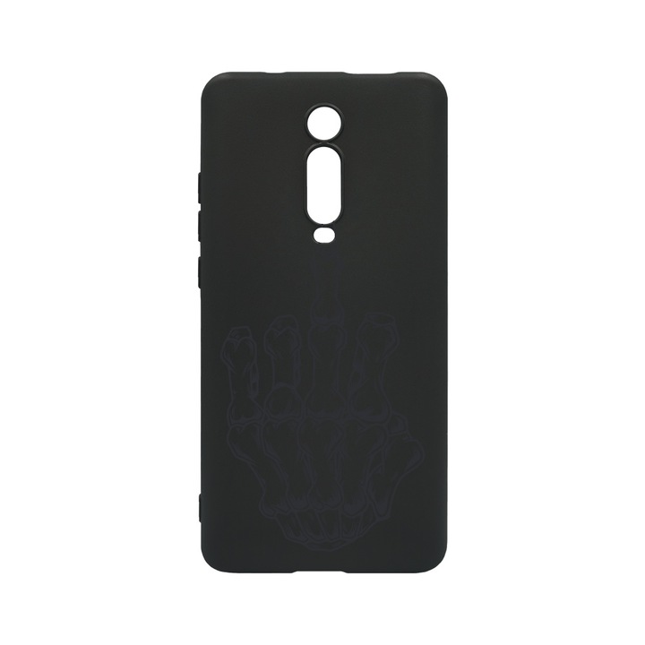 BestCase SLIM Szilikon 0.8MM telefontok Xiaomi MI 9T / Mi 9T Pro, Skeleton Hand FU, B 965