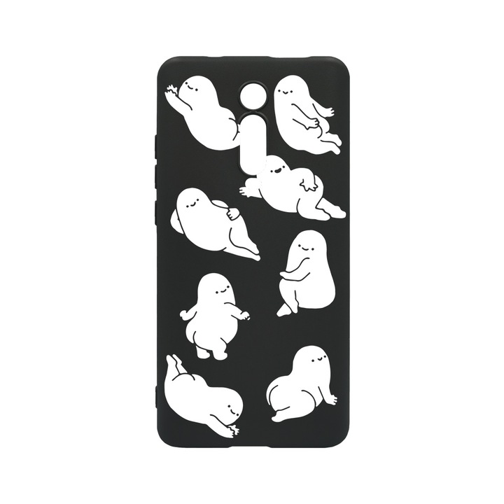 Husa BestCase® Slim SIlicon 0.8MM, Compatibila Cu Xiaomi MI 9T / Mi 9T Pro, Oversize Pattern, Rezistenta la uzura, B 1044