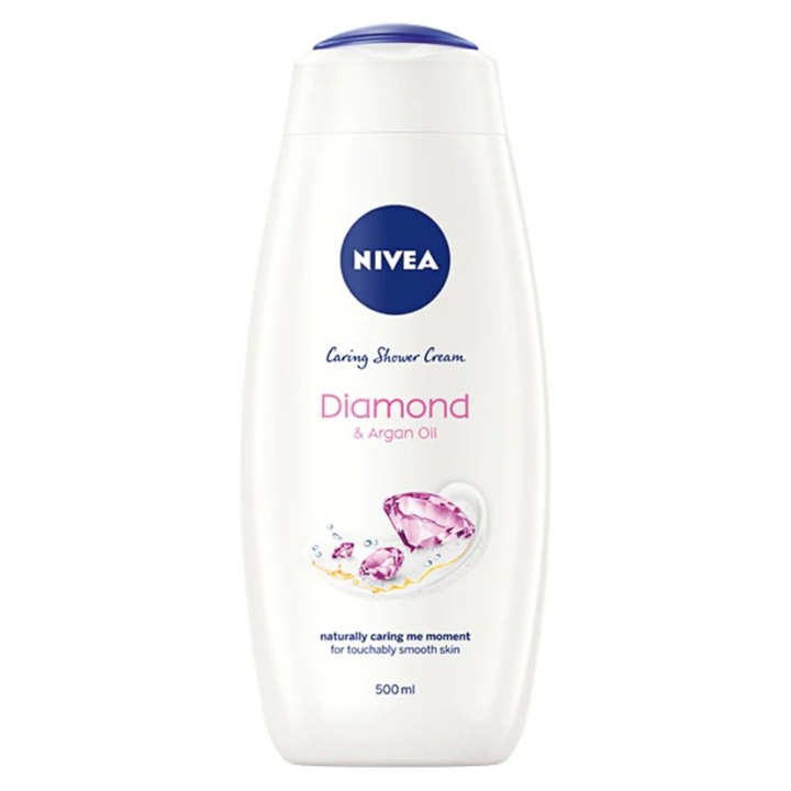 2 db Nivea Diamond & Argan Oil tusfürdő készlet, 500 ml