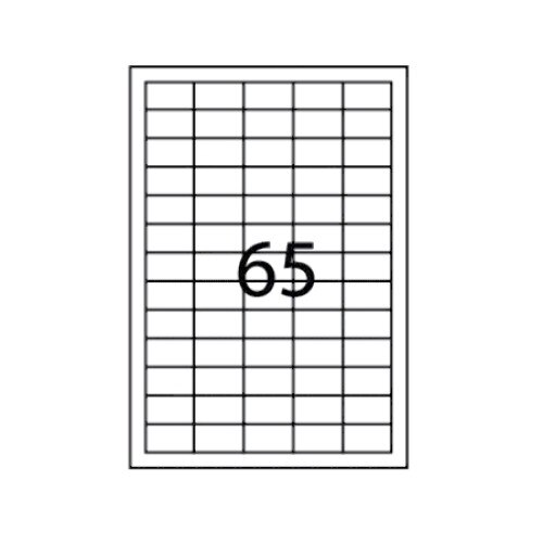 3.000 Etichette Impostate 70 X 50, Adesivo Universale Di 8 Mm DIN A4-200 Fogli - Foto 4